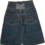 No Boundaries Graphic Denim Shorts - 24W US 2 Blue Cotton