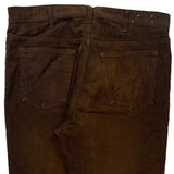 Unbranded Cord Trousers - 36″ Waist Brown Corduroy