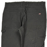 Dickies Cargo Trousers - 34W 32L Black Cotton
