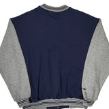 New York Yankees Majestic College Varsity Jacket - XL Gray Cotton Blend