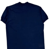 Blank Unbranded Single Stitch T-Shirt - XL Navy Cotton Blend