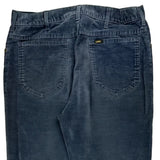 Lee Cord Trousers - 32″ Waist Grey Corduroy