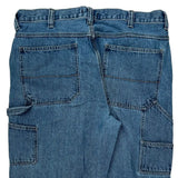 George Carpenter Pants - 35W 31L Blue Cotton