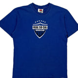 Real So Cal Soccer Club Nike Football T-Shirt - Large Blue Cotton