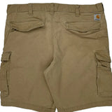 Carhartt Cargo Shorts - 40W 10L Khaki Cotton