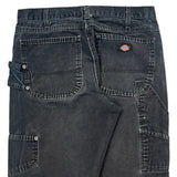 Dickies Double Knee Carpenter Pants - 32W 30L Gray Cotton