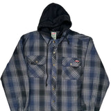 Dickies Checked Jacket - 2XL Black Cotton