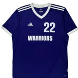 Warriors Adidas Football Shirt - XL Purple Polyester