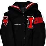 Loganville Color Guard Rennoc Varsity Jacket - Medium Black Wool