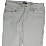 True Religion Slim Jeans - 35W 30L White Cotton