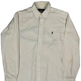 Ralph Lauren Shirt - Large Cream Cotton