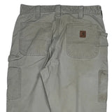 Carhartt Carpenter Trousers - 34W 34L Beige Cotton