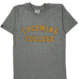Lycoming College The Cotton Exchange Single Stitch T-Shirt - Small Grey Cotton Blend