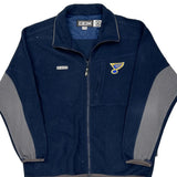 St, Louis Blues Ccm Nhl Fleece - Large Gray Polyester