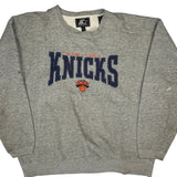 New York Knicks Starter Sweatshirt - Large Grey Cotton