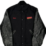 Samson'S Bridge Holloway Varsity Jacket - Medium Black Wool Blend