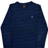 Polo By Ralph Lauren Slim Fit Long Sleeve T-Shirt - Medium Blue Cotton