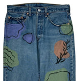 Levis 501 Jeans - 30W 32L Brown Cotton