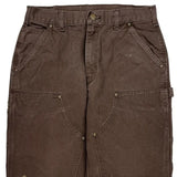 Carhartt Double Knee Carpenter Pants - 30W 31L Brown Cotton