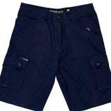 Ecko Unltd Cargo Shorts - 34W 11L Navy Cotton