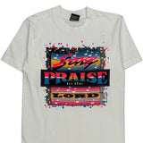 Single Stitch Religious Fruit Of The Loom Graphic T-Shirt - Small Multicoloured Cotton Blend