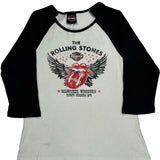 Milwaukee, Wisconsin County Stadium 1975 Harley Davidson Band Long Sleeve T-Shirt - XL Black & White Cotton