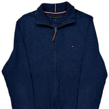 Tommy Hilfiger Track Jacket - Medium Blue Cotton Blend