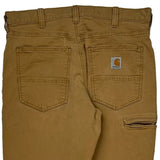 Relaxed Fit Carhartt Carpenter Pants - 33W 30L Brown Cotton