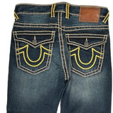 True Religion Contrast Stitch Jeans - 34W 30L Blue Denim