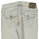 True Religion Skinny Jeans - 27W US 2 White Cotton