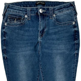 True Religion Skinny Jeans - 30W US 6 Blue Cotton Blend