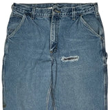 Carhartt Carpenter Jeans - 34W 32L Blue Cotton