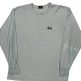 Stussy Long Sleeve T-Shirt - XL Grey Cotton