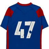 Number 47 Nike Slim Fit Football Shirt - Small Blue Polyester