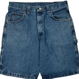 Wrangler Denim Shorts - 32W 10L Blue Cotton