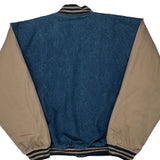 An Encore Network Starz Varsity Jacket - XL Beige Denim