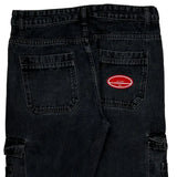 Unbranded Cargo Pants - 33W 24L Black Cotton