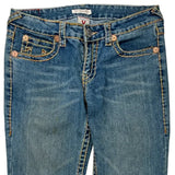 True Religion Contrast Stitch Jeans - 32W 31L Blue Denim