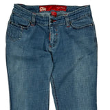 Ecko Unltd Boot Cut Jeans - 28W UK 8 Blue Cotton