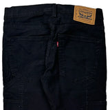 Levis Cargo Trousers - 31W 29L Black Cotton