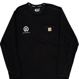 R&O Construction Carhartt Long Sleeve T-Shirt - XL Black Cotton