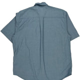 Carhartt Short Sleeve Shirt - XL Blue Cotton