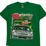 Dale Jr. Nascar T-Shirt - Large Green Cotton