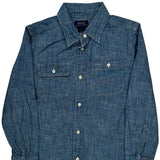 Age 7 Polo By Ralph Lauren Denim Shirt - Small Blue Cotton