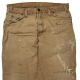Dickies Carpenter Trousers - 34W 30L Brown Cotton