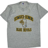 Blue Devils Russell Athletic College T-Shirt - Large Grey Cotton
