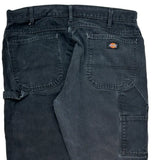 Dickies Carpenter Pants - 36W 30L Black Cotton