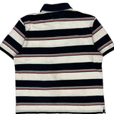 Tommy Hilfiger Striped Polo Shirt - XL Red Cotton