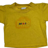 Age 18 Months Just Do It Nike T-Shirt - 2XS Yellow Cotton