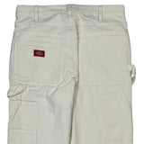 Dickies Carpenter Pants - 30W 31L White Cotton